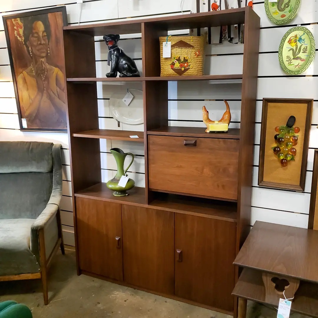 Mid Century Danish Modern Wall Unit