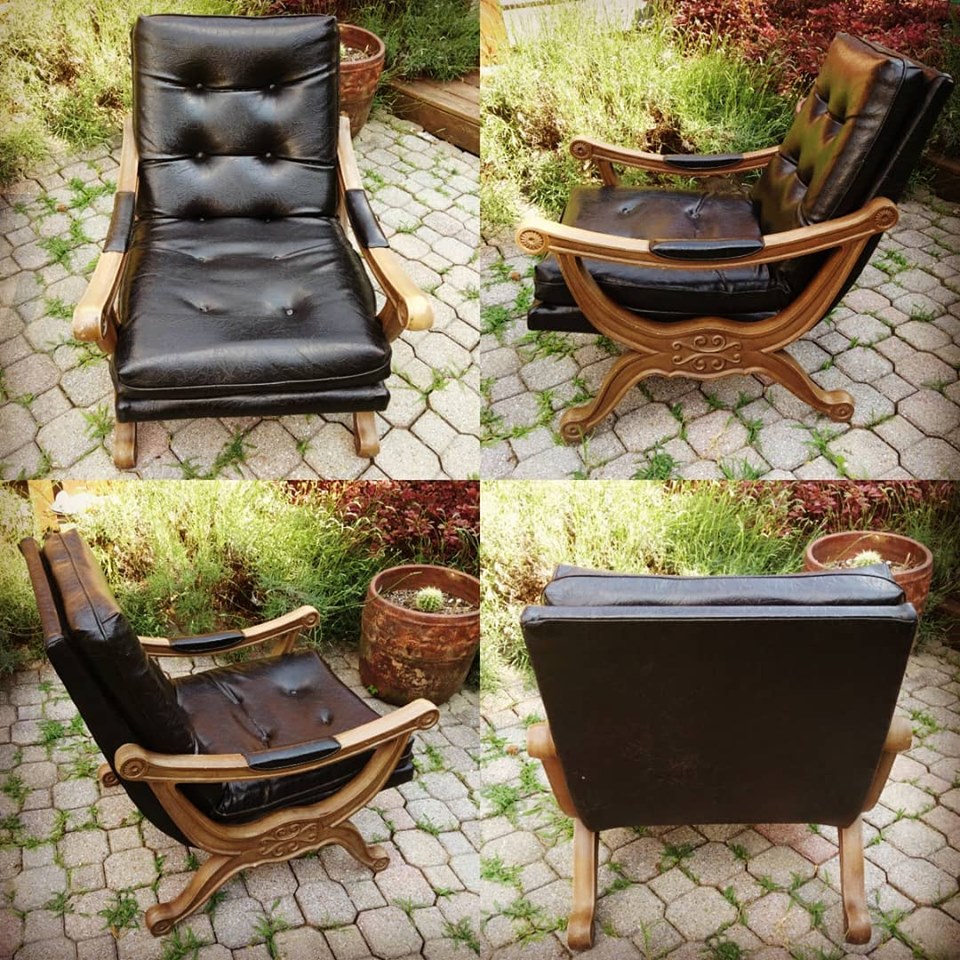 Mid Century Gothic Lounge Chair