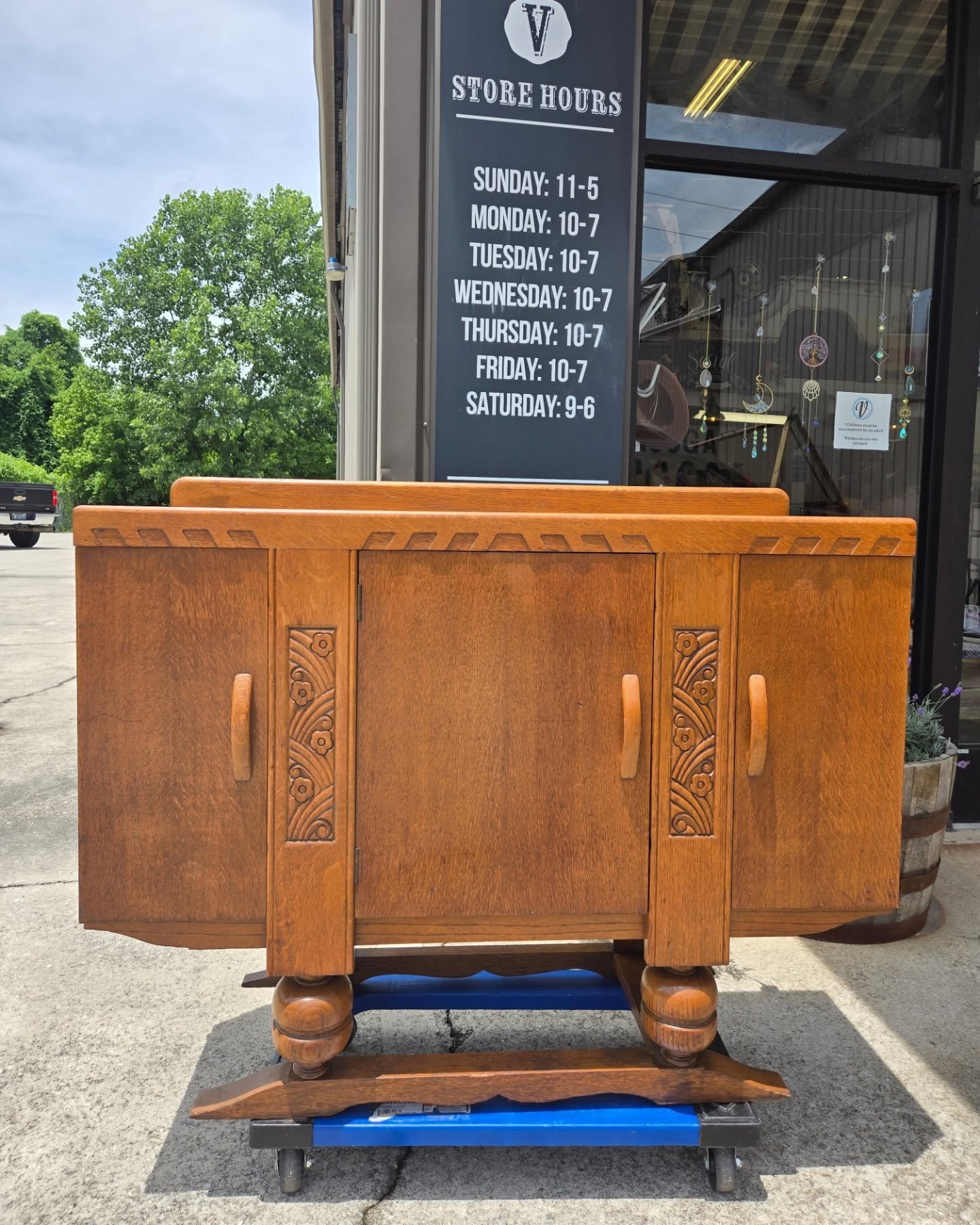 Vintage Art Nouveau Sideboard